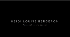 Desktop Screenshot of heidibergeron.com